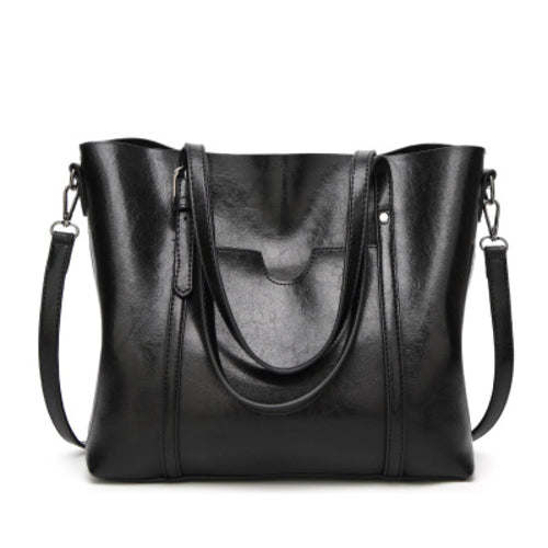 Shoulder Bags For Women Oil Wax Leather Handbag Tote Crossbody Bag