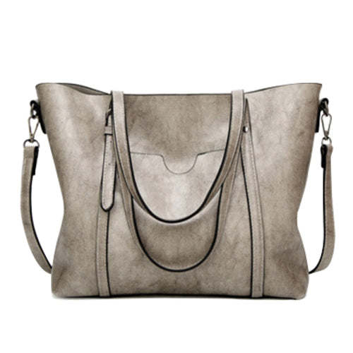 Shoulder Bags For Women Oil Wax Leather Handbag Tote Crossbody Bag