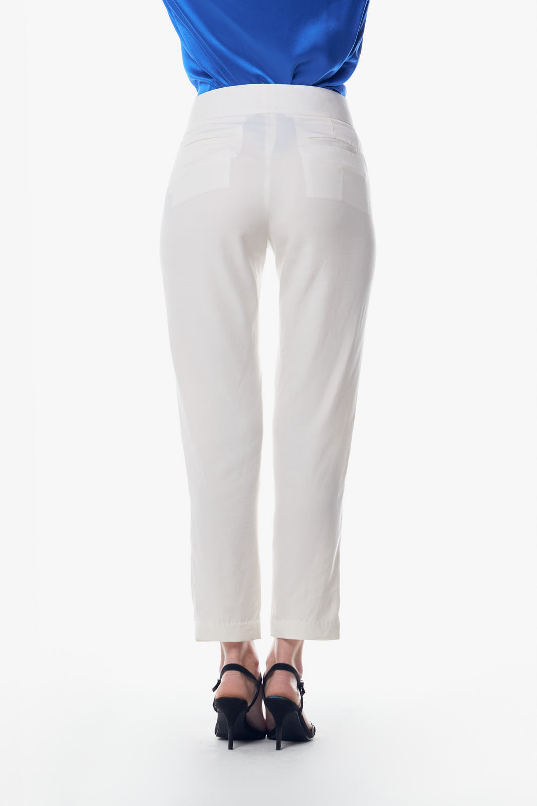 White Skinny Pants Women's Trousers